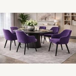 Krzesło tapicerowane  DELUXE KR-9 Tkanina Casablanca 2311